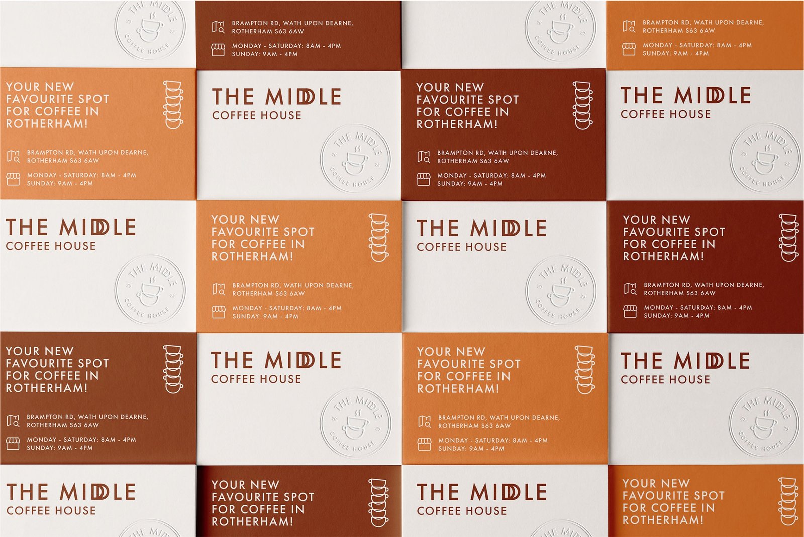 Coffee Shop - Brand Identity application - Freelance designer Brendon Crossley