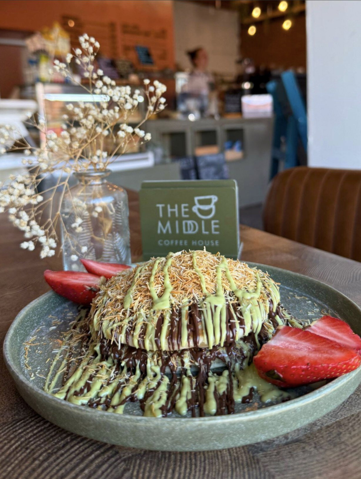 The middle coffee house Pancakes