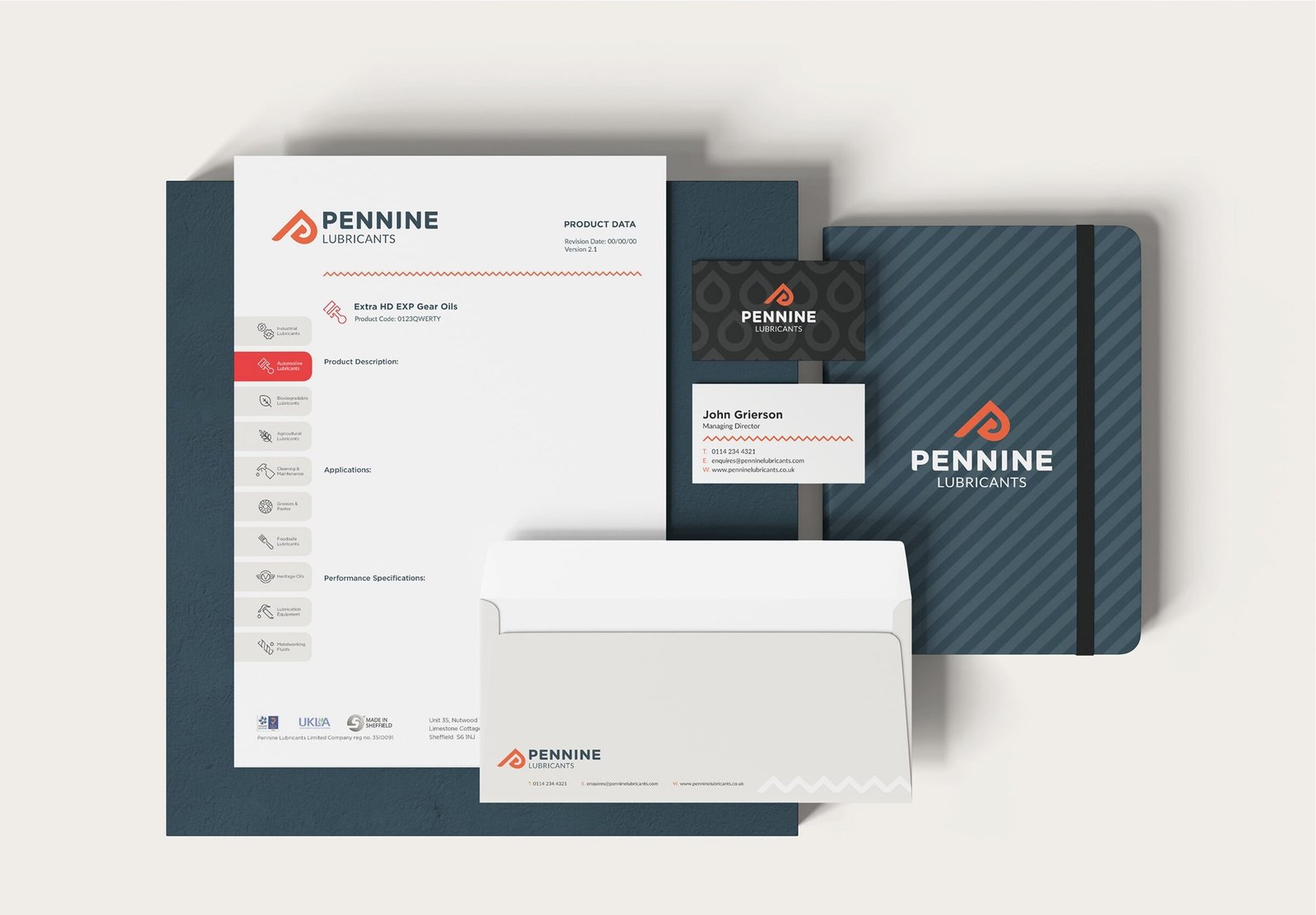 B2B brand identity & design system